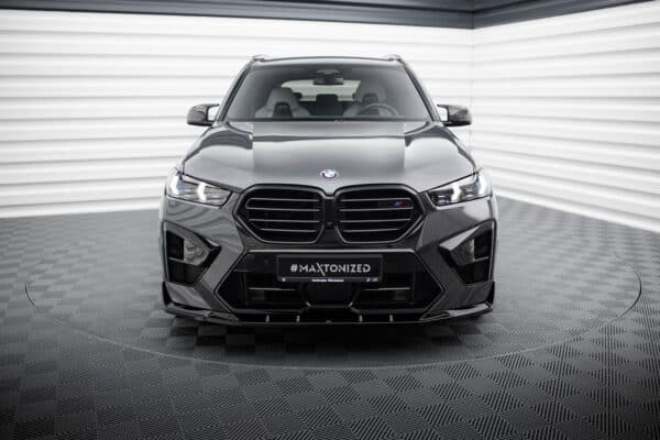 MAXTON DESIGN - Spoiler pod predný nárazník V.2 , vhodné pre BMW X5 M F95 FACELIFT, Čierna lesklá – Obrázok 2