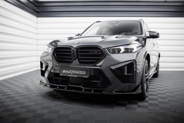 MAXTON DESIGN - Spoiler pod predný nárazník V.2 , vhodné pre BMW X5 M F95 FACELIFT, Čierna lesklá – Obrázok 3