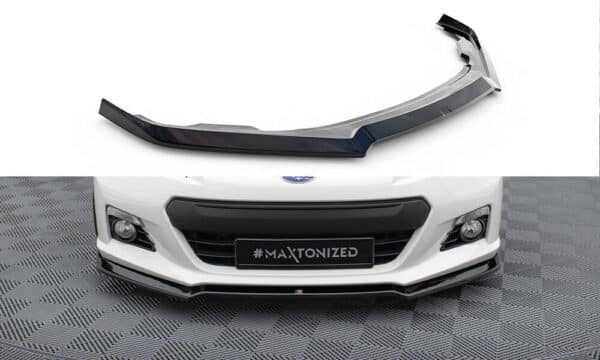 MAXTON DESIGN - Spoiler pod predný nárazník V.2 ,SUBARU BRZ, Čierny lesk