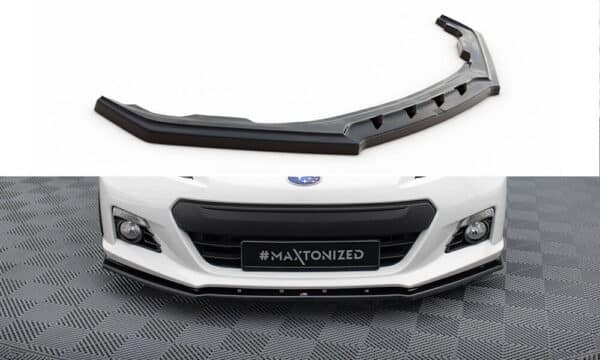 MAXTON DESIGN - Spoiler pod predný nárazník V.4 ,SUBARU BRZ, Čierny lesk
