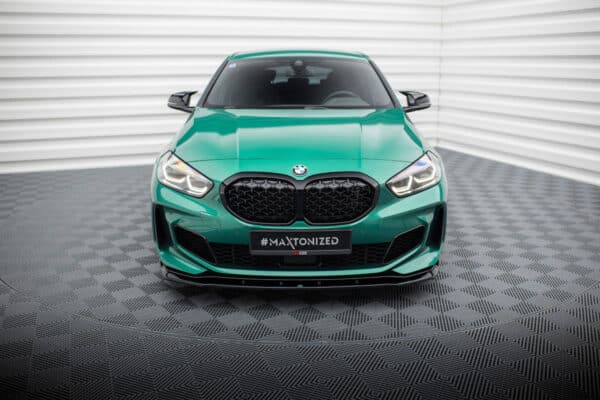 MAXTON DESIGN - Spoiler pod predný nárazník V.9 , vhodné pre BMW M135I F40, Čierny lesk – Obrázok 5