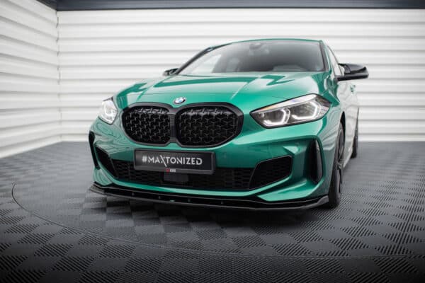 MAXTON DESIGN - Spoiler pod predný nárazník V.9 , vhodné pre BMW M135I F40, Čierny lesk – Obrázok 2