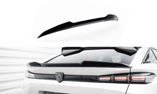 MAXTON DESIGN - Spoiler kufra 3D , PEUGEOT 408 MK1, Čierna lesklá