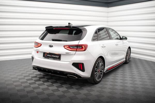 MAXTON DESIGN - Bočné spojlere zadného nárazníka , KIA CEED GT MK3, Čierny lesk – Obrázok 3