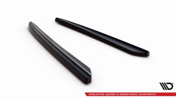 MAXTON DESIGN -Bočné spojlere zadného nárazníka  ,MERCEDES-BENZ CLS C219,  Čierny lesk – Obrázok 6