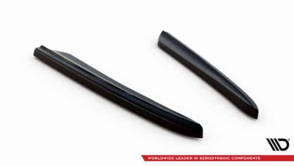 MAXTON DESIGN -Bočné spojlere zadného nárazníka  ,MERCEDES-BENZ CLS C219,  Čierny lesk – Obrázok 7