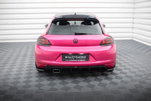 MAXTON DESIGN - Bočné spojlere zadného nárazníka , VOLKSWAGEN SCIROCCO MK3, Čierna lesklá – Obrázok 4