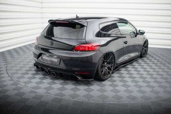 MAXTON DESIGN - Bočné spojlere zadného nárazníka , VOLKSWAGEN SCIROCCO MK3, Čierna lesklá – Obrázok 2