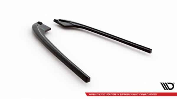 MAXTON DESIGN - Bočné spojlere zadného nárazníka V.3,vhodné pre BMW 5 M-PACK F10, Čierny lesk – Obrázok 6