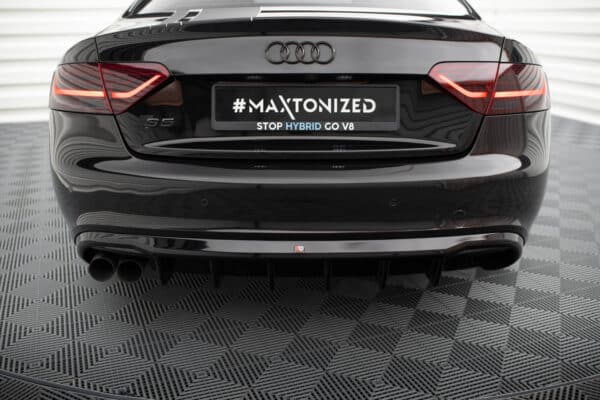 MAXTON DESIGN - Difúzor zadného nárazníka , AUDI A5 COUPE / CABRIO S-LINE 8T, Čierny lesk – Obrázok 6