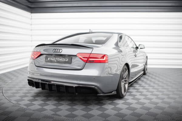 MAXTON DESIGN - Difúzor zadného nárazníka AUDI S5/A5 S-line Coupe/Sportback 8T FACELIFT, Čierny lesk – Obrázok 3