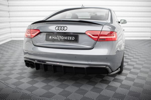 MAXTON DESIGN - Difúzor zadného nárazníka AUDI S5/A5 S-line Coupe/Sportback 8T FACELIFT, Čierny lesk – Obrázok 2