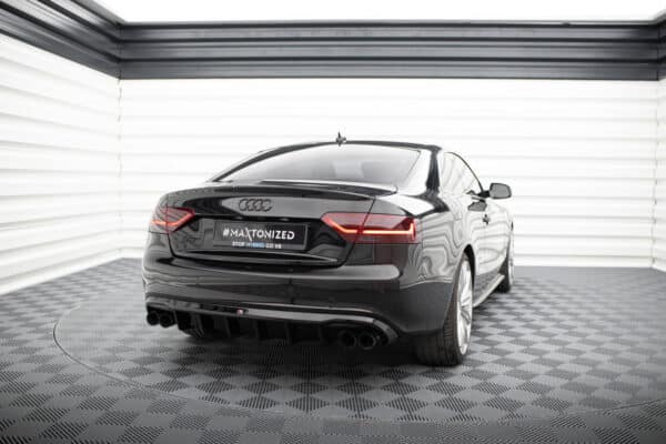 MAXTON DESIGN - Difúzor zadného nárazníka ,AUDI S5 COUPE / CABRIO S-LINE 8T, Čierny lesk – Obrázok 3