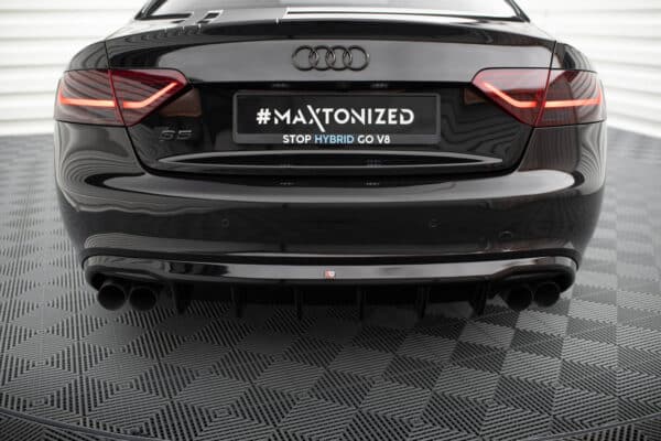 MAXTON DESIGN - Difúzor zadného nárazníka ,AUDI S5 COUPE / CABRIO S-LINE 8T, Čierny lesk – Obrázok 5