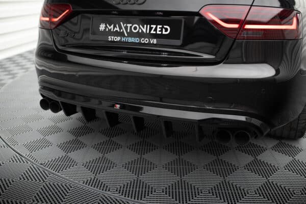 MAXTON DESIGN - Difúzor zadného nárazníka ,AUDI S5 COUPE / CABRIO S-LINE 8T, Čierny lesk – Obrázok 6