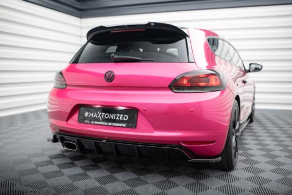 MAXTON DESIGN - Difúzor zadného nárazníka , VOLKSWAGEN SCIROCCO MK3, Čierna lesklá – Obrázok 3