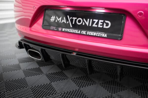 MAXTON DESIGN - Difúzor zadného nárazníka , VOLKSWAGEN SCIROCCO MK3, Čierna lesklá – Obrázok 5