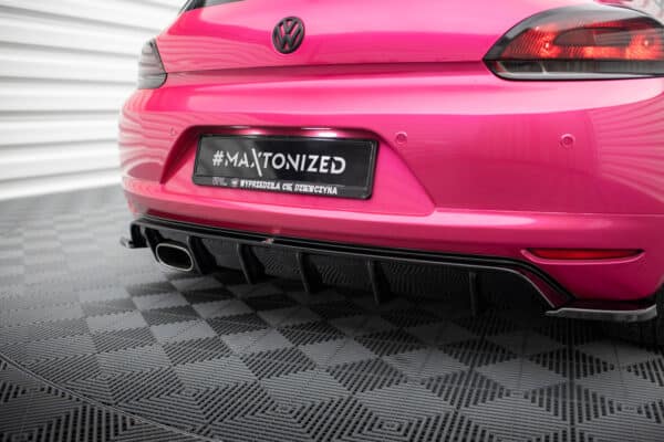 MAXTON DESIGN - Difúzor zadného nárazníka , VOLKSWAGEN SCIROCCO MK3, Čierna lesklá – Obrázok 6