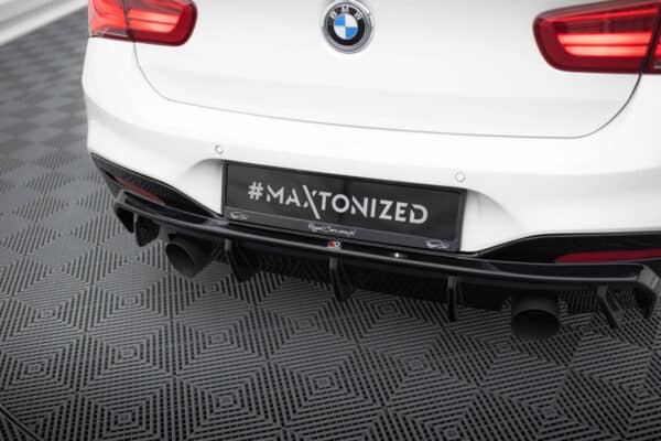 MAXTON DESIGN - Difúzor zadného nárazníka , vhodné pre BMW M140I F20 FACELIFT, Čierny lesk – Obrázok 4