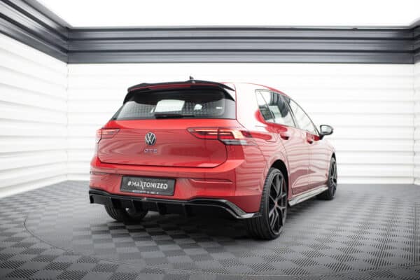 MAXTON DESIGN - Difúzor zadného nárazníka,VOLKSWAGEN GOLF GTE MK8, Čierny lesk – Obrázok 3