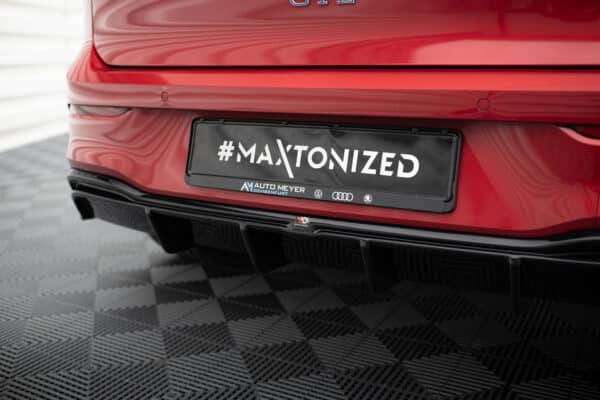 MAXTON DESIGN - Difúzor zadného nárazníka,VOLKSWAGEN GOLF GTE MK8, Čierny lesk – Obrázok 5