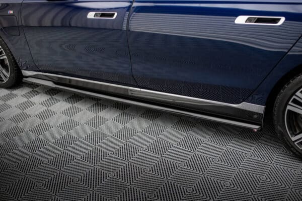MAXTON DESIGN - Lišty pod bočné prahy ,vhodné pre BMW 7 M-PACK G70, Čierny lesk – Obrázok 4