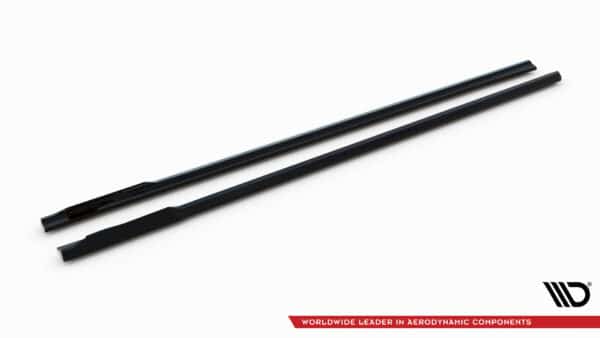 MAXTON DESIGN - Lišty pod bočné prahy ,vhodné pre BMW 7 M-PACK G70, Čierny lesk – Obrázok 6
