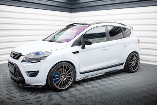 MAXTON DESIGN - Lišty pod bočné prahy ,FORD KUGA ST MK1, Čierny lesk – Obrázok 2
