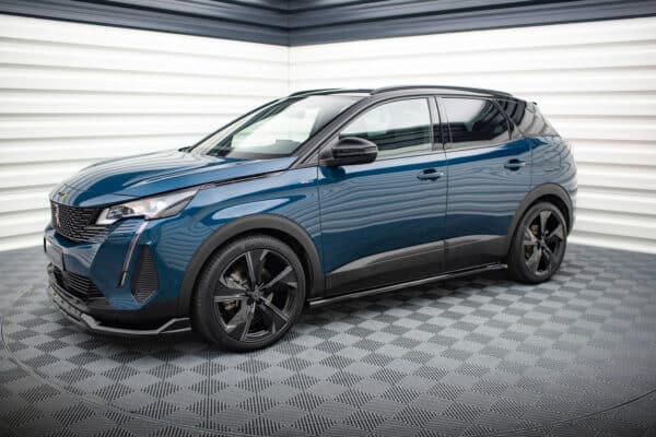 MAXTON DESIGN - Lišty pod bočné prahy , PEUGEOT 3008 GT-LINE MK2 FACELIFT, Čierna lesklá – Obrázok 2