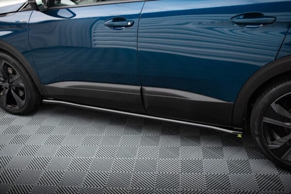 MAXTON DESIGN - Lišty pod bočné prahy , PEUGEOT 3008 GT-LINE MK2 FACELIFT, Čierna lesklá – Obrázok 4
