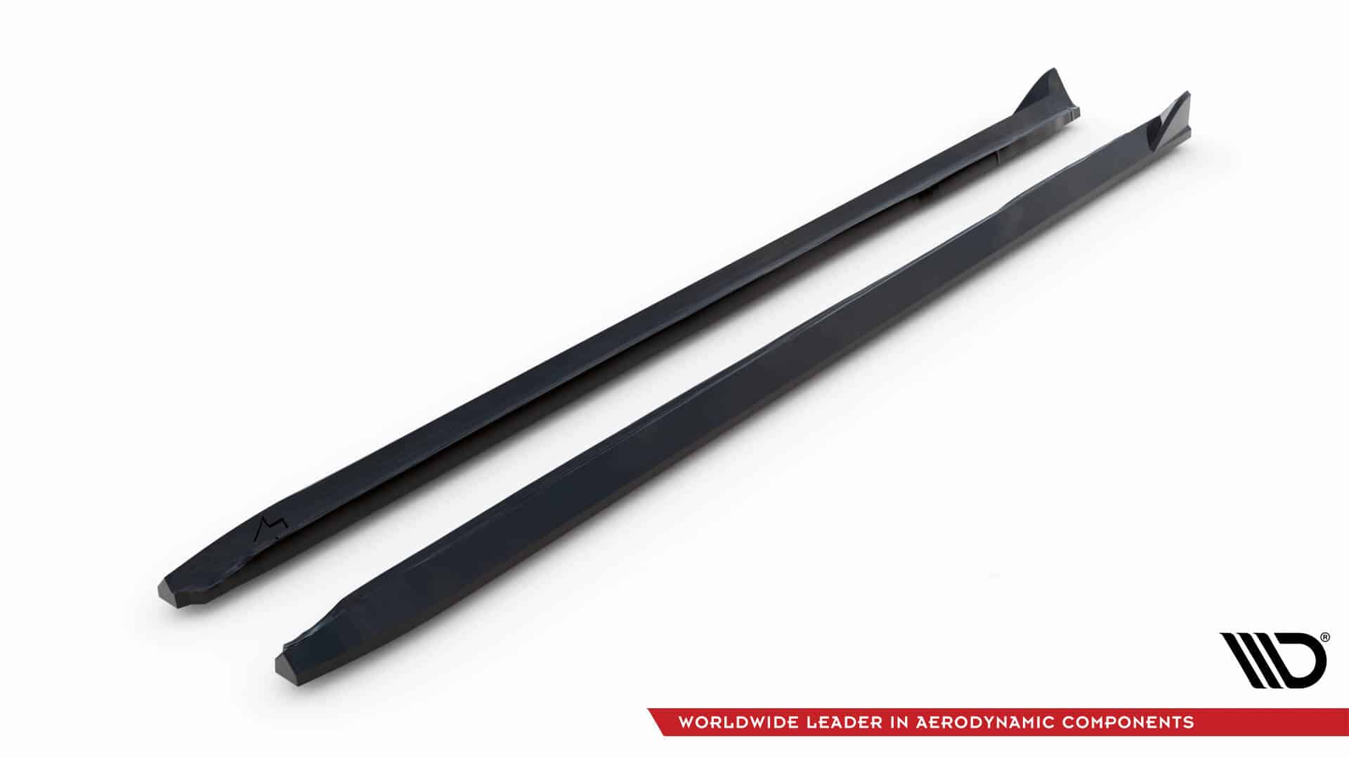 MAXTON DESIGN - Lišty pod bočné prahy V.4 , AUDI A4 / A4 S-LINE / S4 B8, Čierny lesk – Obrázok 5