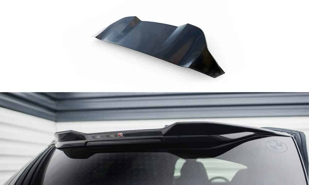 MAXTON DESIGN - Spoiler kufra 3D, vhodné pre BMW XM G09, Čierna lesklá
