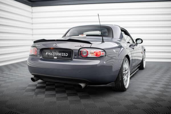 MAXTON DESIGN - Spoiler kufra, MAZDA MX5 HARDTOP NC (MK3), Čierna lesklá – Obrázok 3