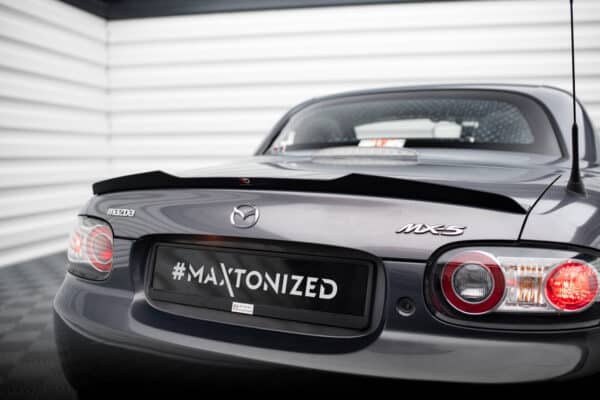 MAXTON DESIGN - Spoiler kufra, MAZDA MX5 HARDTOP NC (MK3), Čierna lesklá – Obrázok 4