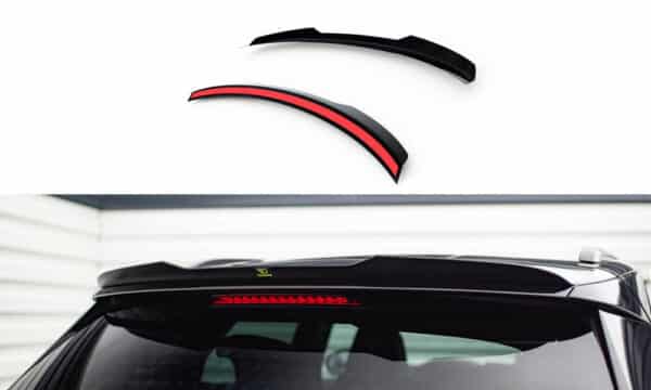 MAXTON DESIGN - Spoiler kufra  , PEUGEOT 3008 GT-LINE MK2 FACELIFT, Čierna lesklá