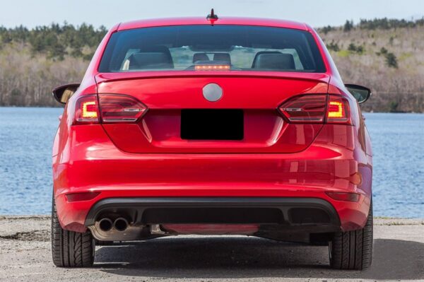 Zadný difúzor vhodný pre VW Jetta Mk6 VI (2011-2014) GLI Design – Obrázok 4