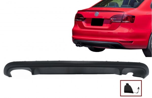 Zadný difúzor vhodný pre VW Jetta Mk6 VI (2011-2014) GLI Design