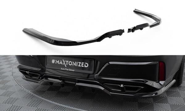 MAXTON DESIGN - Spoiler pod zadný nárazník ,vhodné pre BMW M760E G70, Čierny lesk
