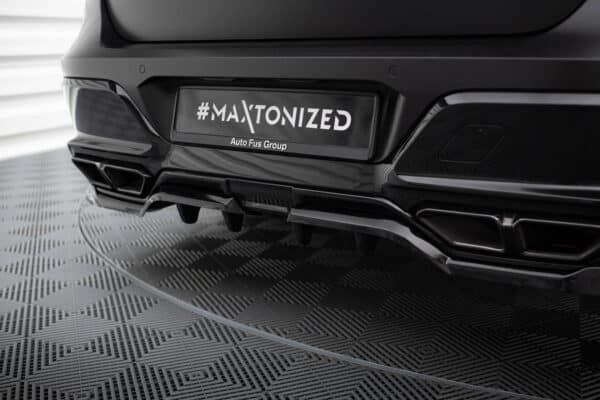 MAXTON DESIGN - Spoiler pod zadný nárazník ,vhodné pre BMW M760E G70, Čierny lesk – Obrázok 4