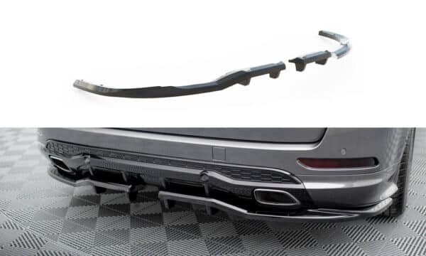 MAXTON DESIGN - Spoiler pod zadný nárazník , FORD S-MAX ST-LINE MK2, Čierny lesk
