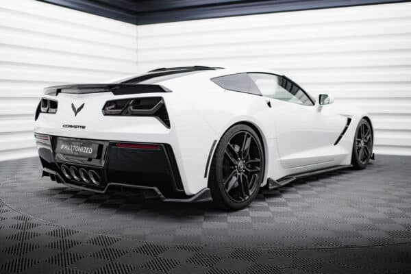 MAXTON DESIGN - Spoiler pod zadný nárazník, CHEVROLET CORVETTE C7, Čierny lesk – Obrázok 8