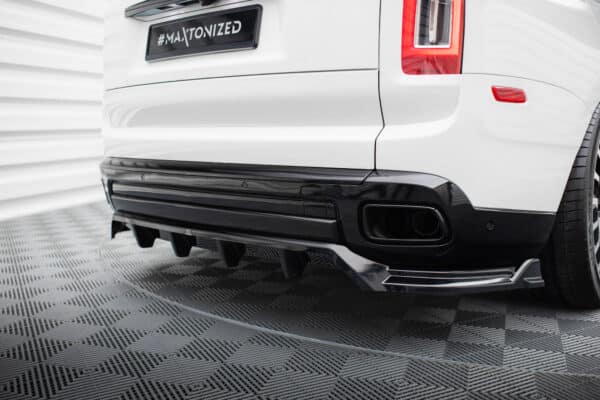 MAXTON DESIGN - Spoiler pod zadný nárazník, ROLLS ROYCE CULLINAN, Čierny lesk – Obrázok 2