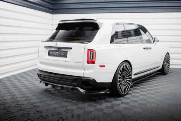 MAXTON DESIGN - Spoiler pod zadný nárazník, ROLLS ROYCE CULLINAN, Čierny lesk – Obrázok 6