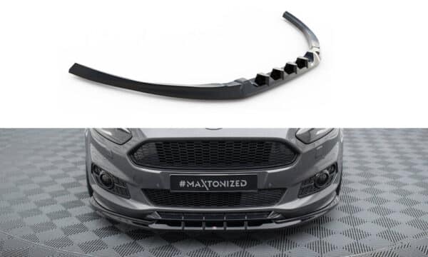MAXTON DESIGN - Spoiler pod predný nárazník , FORD S-MAX ST-LINE MK2, Čierny lesk