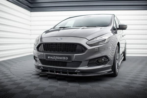 MAXTON DESIGN - Spoiler pod predný nárazník , FORD S-MAX ST-LINE MK2, Čierny lesk – Obrázok 3