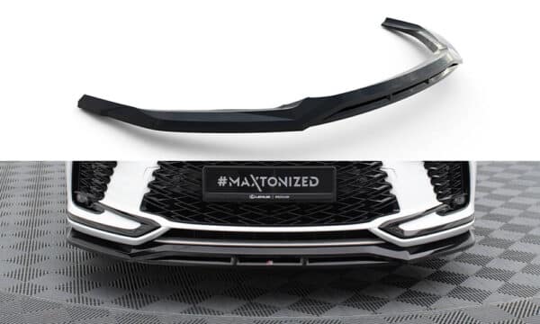 MAXTON DESIGN - Spoiler pod predný nárazník , LEXUS RX F-SPORT MK5, Čierny lesk