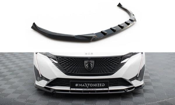 MAXTON DESIGN - Spoiler pod predný nárazník , PEUGEOT 308 GT MK3, Čierny lesk