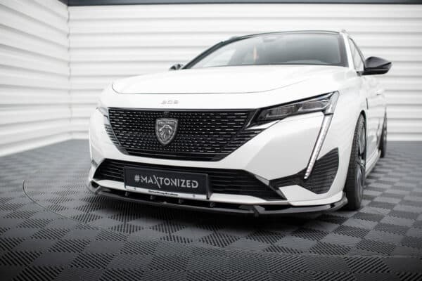 MAXTON DESIGN - Spoiler pod predný nárazník , PEUGEOT 308 GT MK3, Čierny lesk – Obrázok 2