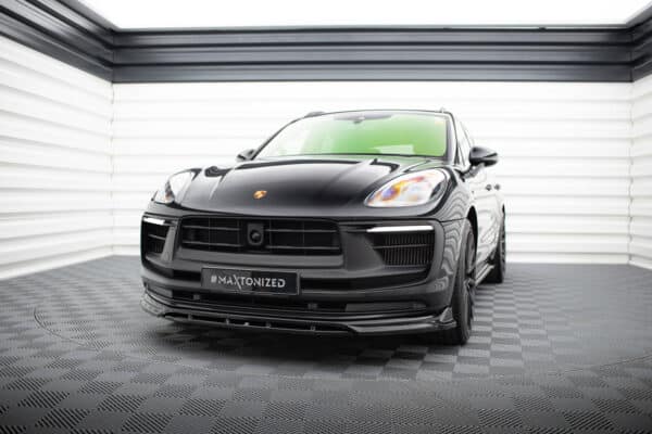 MAXTON DESIGN - Spoiler pod predný nárazník ,PORSCHE MACAN GTS MK1 FACELIFT 2, Čierny lesk – Obrázok 3