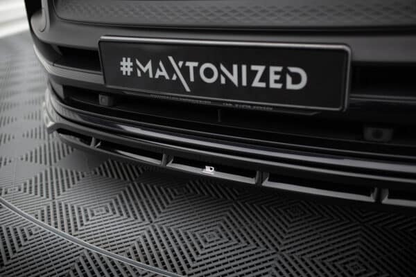 MAXTON DESIGN - Spoiler pod predný nárazník ,PORSCHE MACAN GTS MK1 FACELIFT 2, Čierny lesk – Obrázok 4